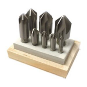JUEGO DE AVELLANADORES 60 GRADOS 6F 8 PZAS (1/4",5/16",3/8",1/2",5/8",3/4",7/8",1")